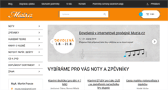 Desktop Screenshot of muzia.cz