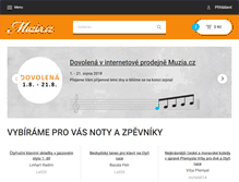 Tablet Screenshot of muzia.cz